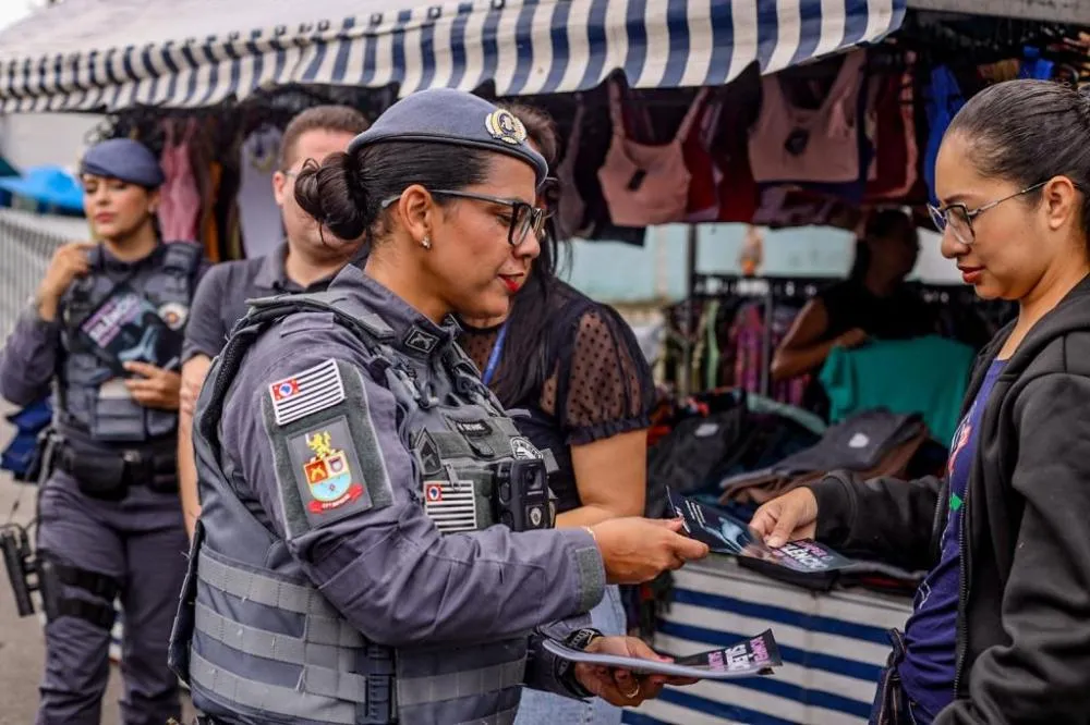 Guararema reforça campanha contra a violência à mulher