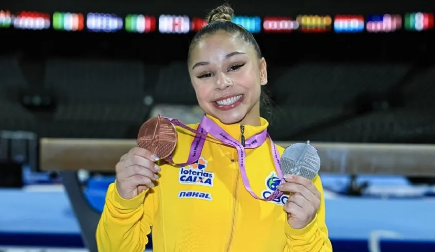 Mogi das Cruzes recebe a ginasta Flávia Saraiva neste domingo (01/02), no Ginásio Tuta