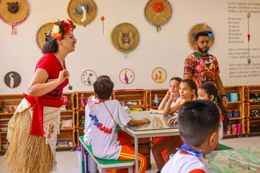 Guararema inicia programa “Colhendo Saberes” com atividades ambientais na Escola da Natureza