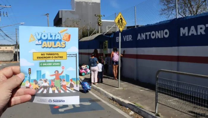 Suzano promove educação para o trânsito na volta às aulas