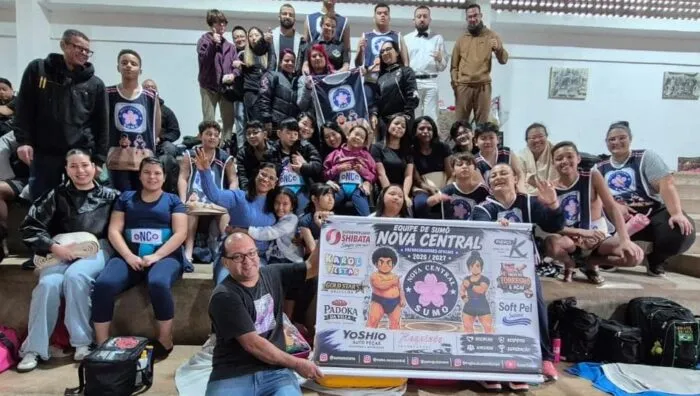 Equipe de Suzano conquista vice-campeonato geral no Brasileiro de Sumô