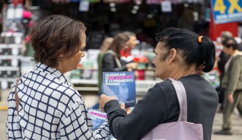 Mogi das Cruzes promove mobilização contra violência à mulher