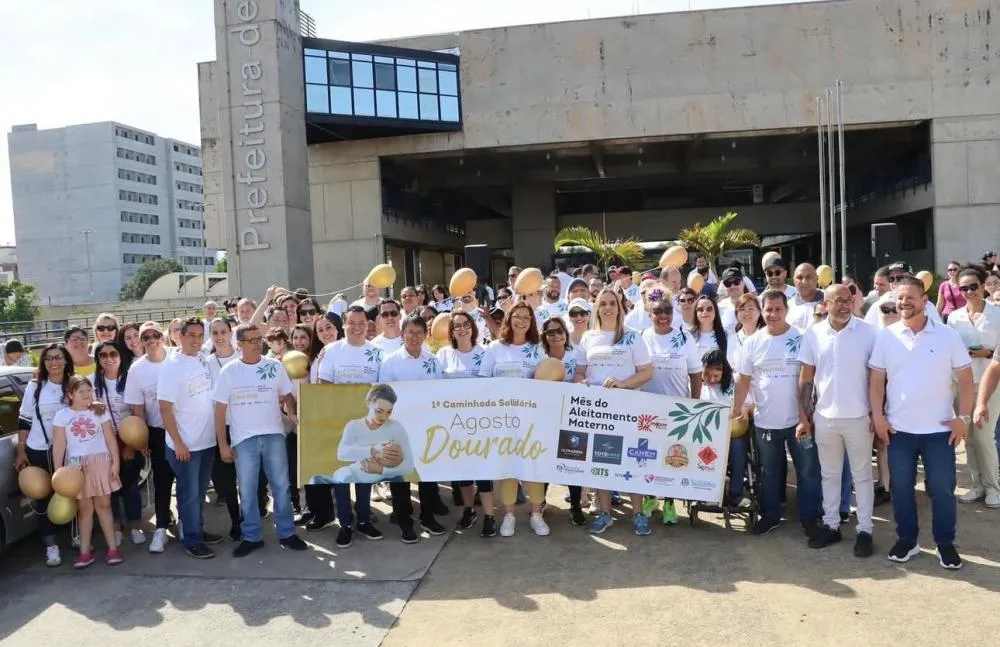 Suzano realiza 1ª Caminhada Solidária pelo Aleitamento Materno