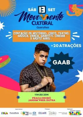 Movimento Cultural agita Jardim Presidente Dutra no próximo dia 13