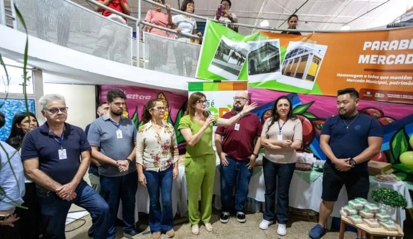 Mercado Municipal de Mogi das Cruzes celebra 167 anos com festa, bolo e apresentação da Orquestra Sinfônica