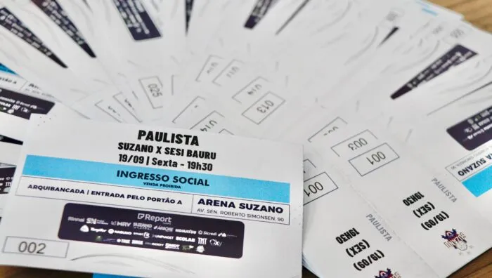 Fundo Social faz troca solidária para jogo do Suzano Vôlei contra o Sesi nesta sexta