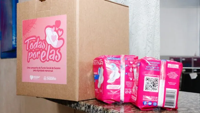 Fundo Social distribui absorventes em 47 escolas estaduais de Suzano