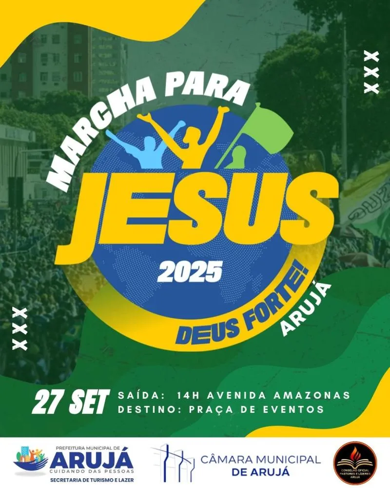 Um sábado de fé: Marcha para Jesus ocorre neste dia 27 a partir das 14h