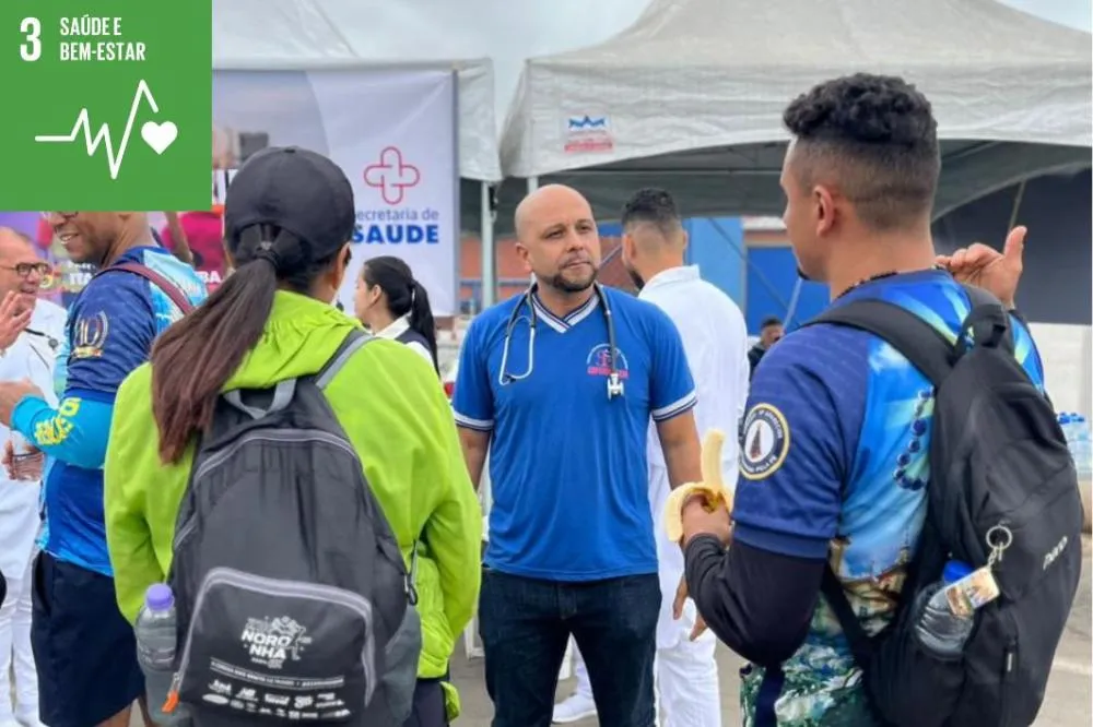 Saúde de Itaquá apoia romeiros em peregrinação rumo a Aparecida
