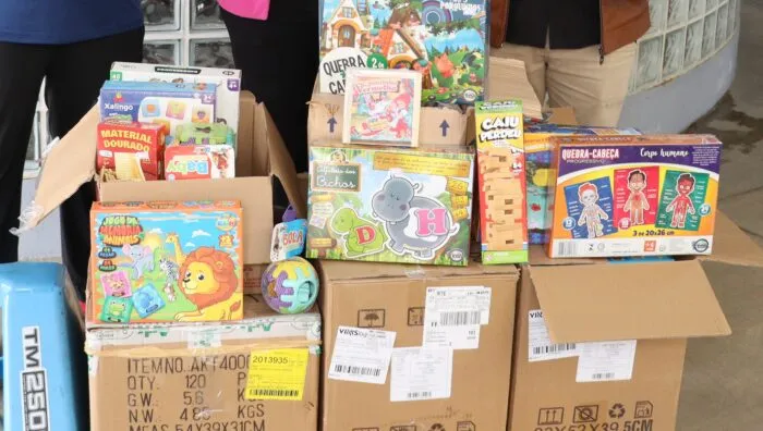 Fundo Social recebe doação de 132 brinquedos arrecadados na 2ª Corrida Kids