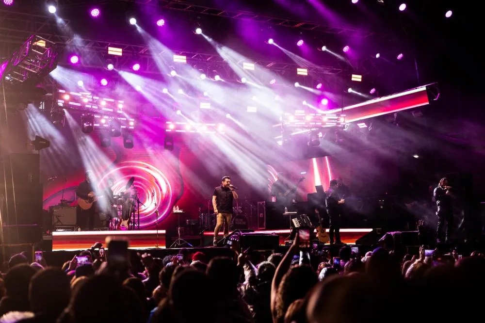 Bruno & Marrone emocionaram o público no segundo dia da Festa da Uva Fina