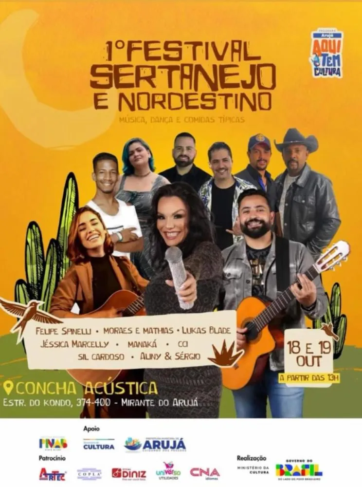 Praça da Juventude e Concha Acústica receberão eventos para a família arujaense