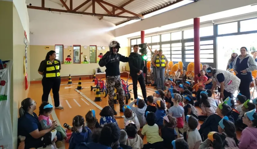 Escola Mirim de Trânsito atende 178 crianças em visita a Biritiba Ussú