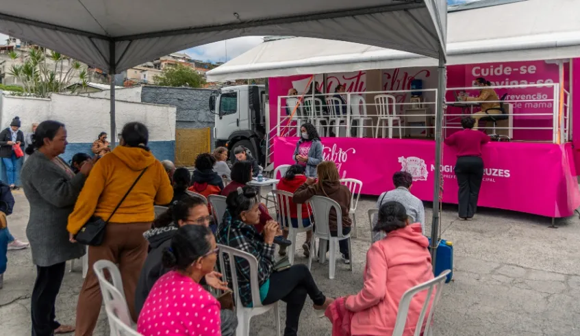 Mamografia gratuita: Carreta leva exames ao Oropó e Cezar de Souza em Mogi