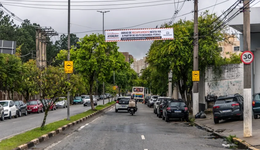 Recapeamento da avenida Dante Jordão Stoppa começa na segunda