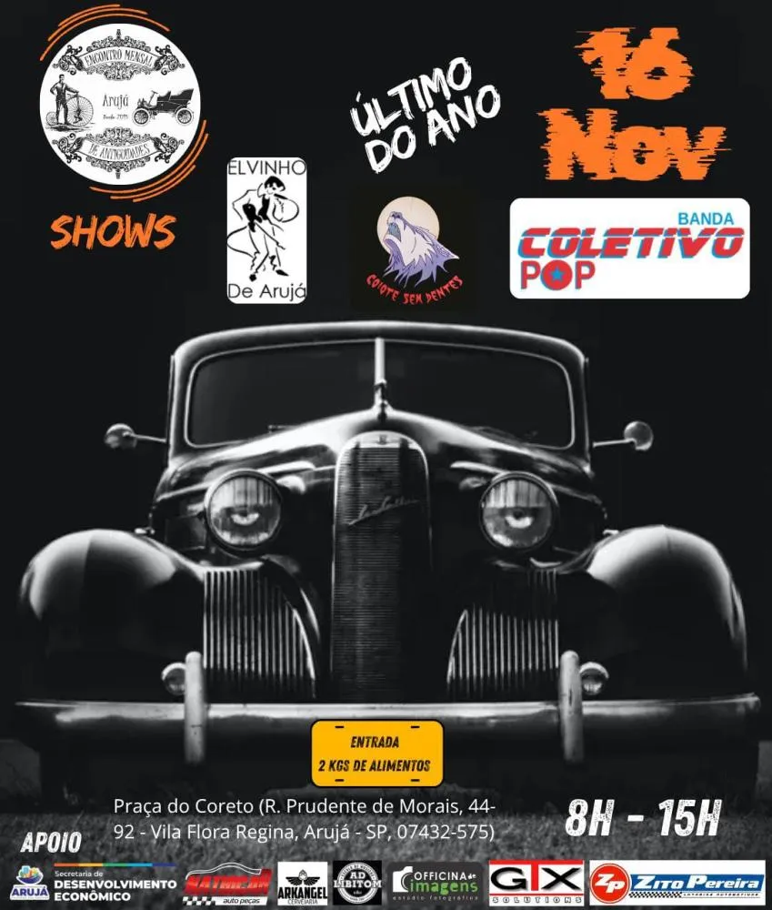 Arujá encerra o ano com último Encontro de Antiguidades e programação especial