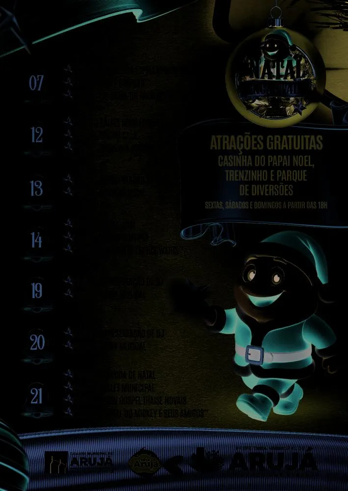 Natal Encantado em Arujá começa a partir de 6 de dezembro